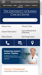 Mobile Screenshot of kucancercenter.org